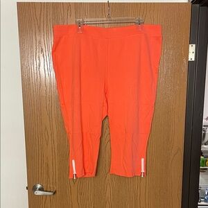 Belle by Kim Gravel Vibrant Orange Pants